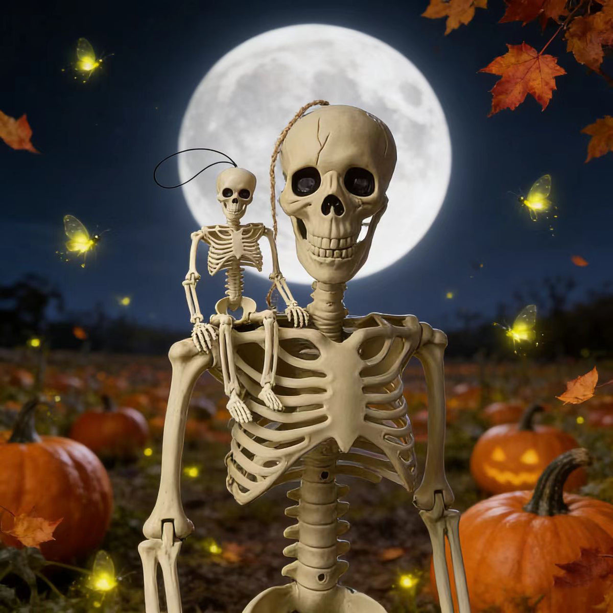 Halloween Horror Skeleton Bones