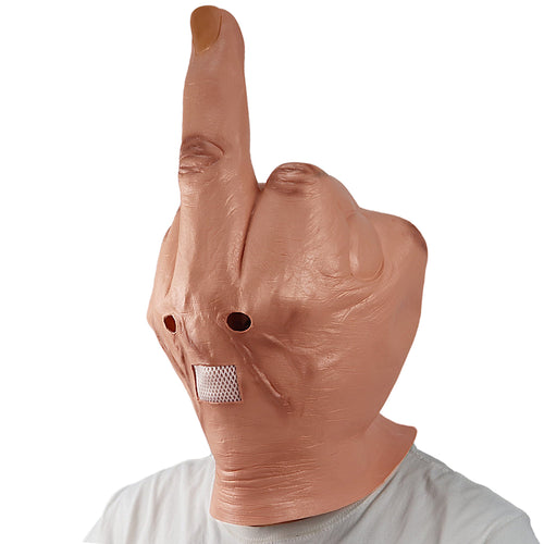 Despise middle finger mask Halloween spoof mask bar DJ spoof mask