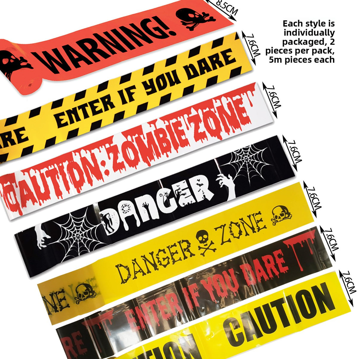 Halloween Party Decoration Warning Tape