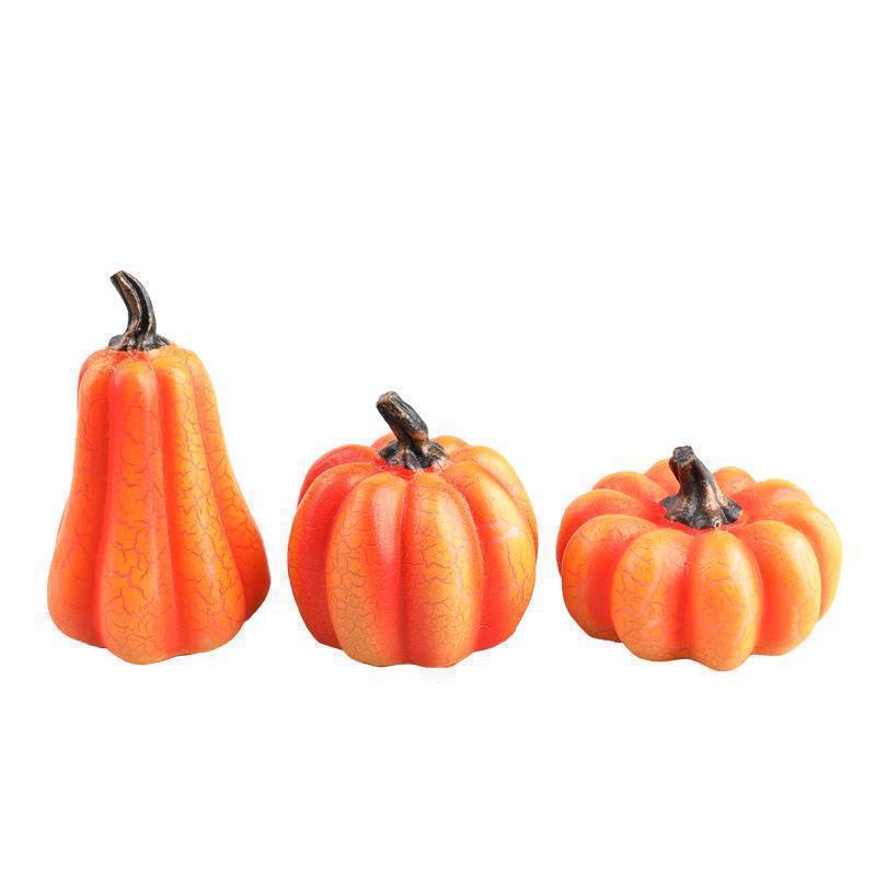 Glowing Resin Pumpkin Halloween Tabletop Decoration