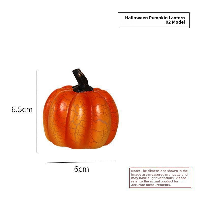 Glowing Resin Pumpkin Halloween Tabletop Decoration
