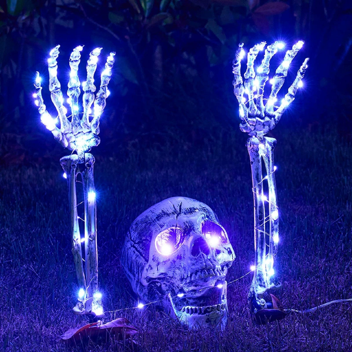 Skull Hand Halloween Garden Decoration