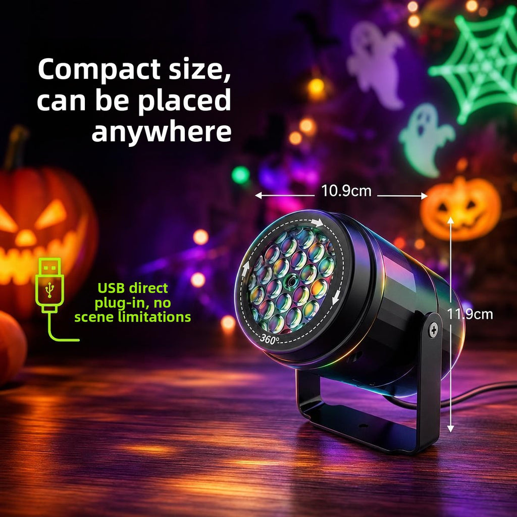 Halloween Christmas Projection Lamp