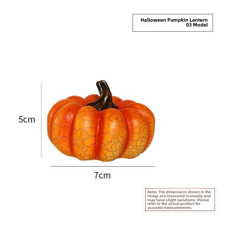 Glowing Resin Pumpkin Halloween Tabletop Decoration