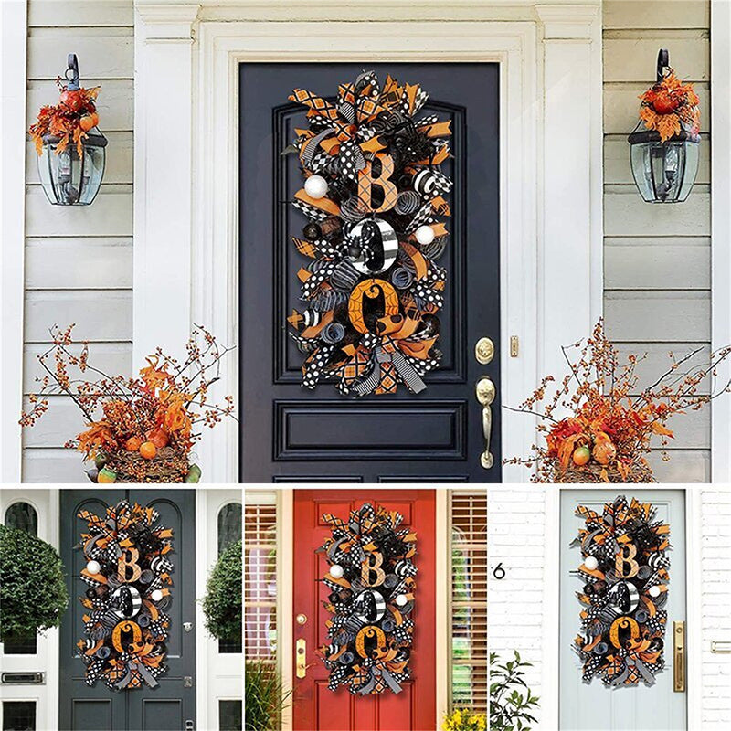 Halloween Door Wreath Decoration