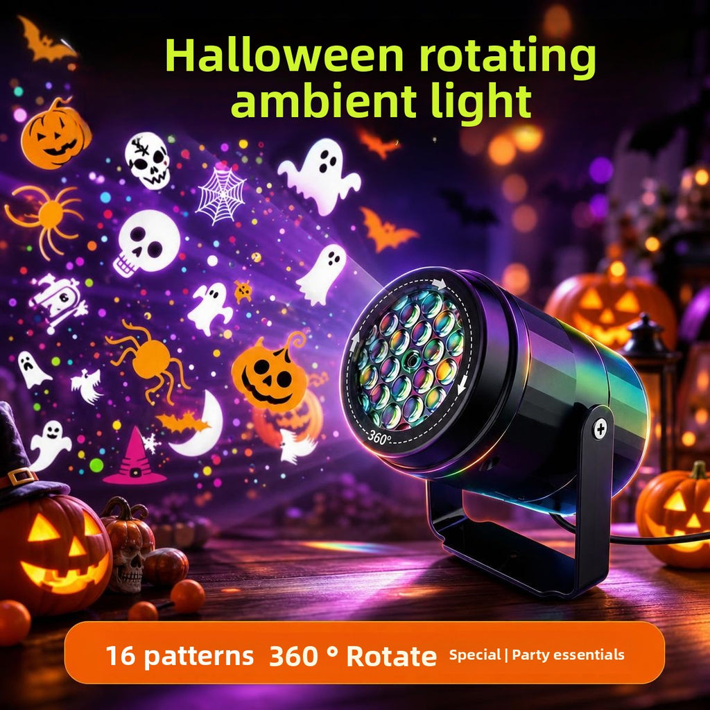 Halloween Christmas Projection Lamp