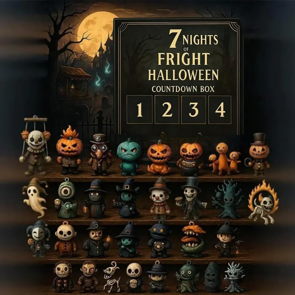 Halloween Countdown Calendar Blind Box